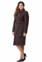 Женское пальто из текстиля с воротником 8000953-2
