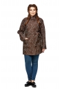 Женское пальто из текстиля с воротником 8000982