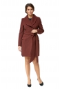 Женское пальто из текстиля с воротником 8001039