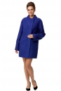Женское пальто из текстиля с воротником 8001922