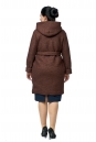 Женское пальто из текстиля с капюшоном 8002292-3