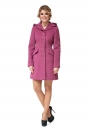 Женское пальто из текстиля с капюшоном 8002535