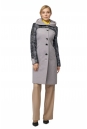 Женское пальто из текстиля с капюшоном 8002731-2