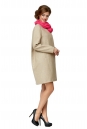 Женское пальто из текстиля с воротником 8010147-2
