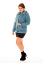 Куртка женская из текстиля с капюшоном 8010175-2