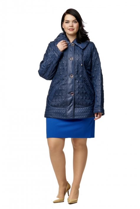 Куртка женская из текстиля с капюшоном 8010485