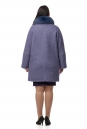 Женское пальто из текстиля с воротником, отделка енот 8010723-2
