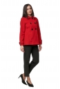 Женское пальто из текстиля с воротником 8012490-2