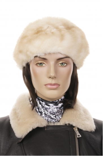 Шапка женская из норки