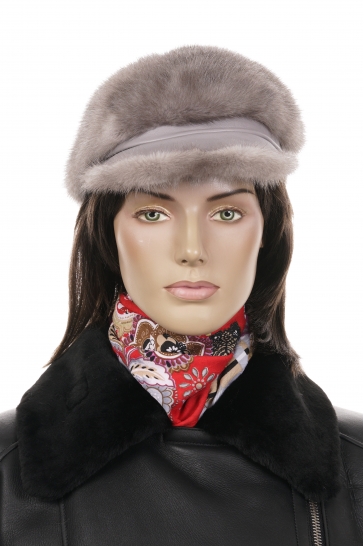 Шапка женская из норки