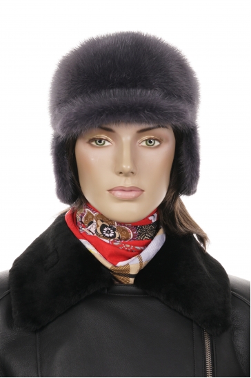 Шапка женская из норки