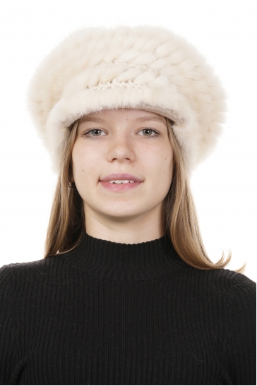 Шапка женская из норки