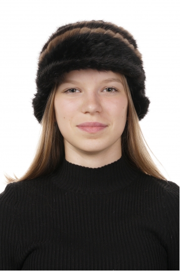 Шапка женская из норки