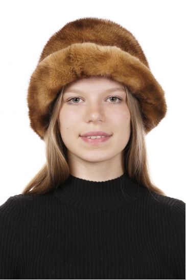 Шапка женская из норки