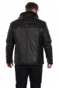 Мужская кожаная куртка из натуральной кожи на меху с воротником 8022380-12