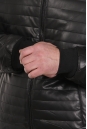 Мужская кожаная куртка из эко-кожи с воротником, отделка искусственный мех 8022590-3