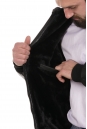 Мужская кожаная куртка из эко-кожи с воротником, отделка искусственный мех 8022590-5