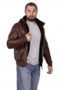 Мужская кожаная куртка из натуральной кожи на меху с капюшоном 8022688-8
