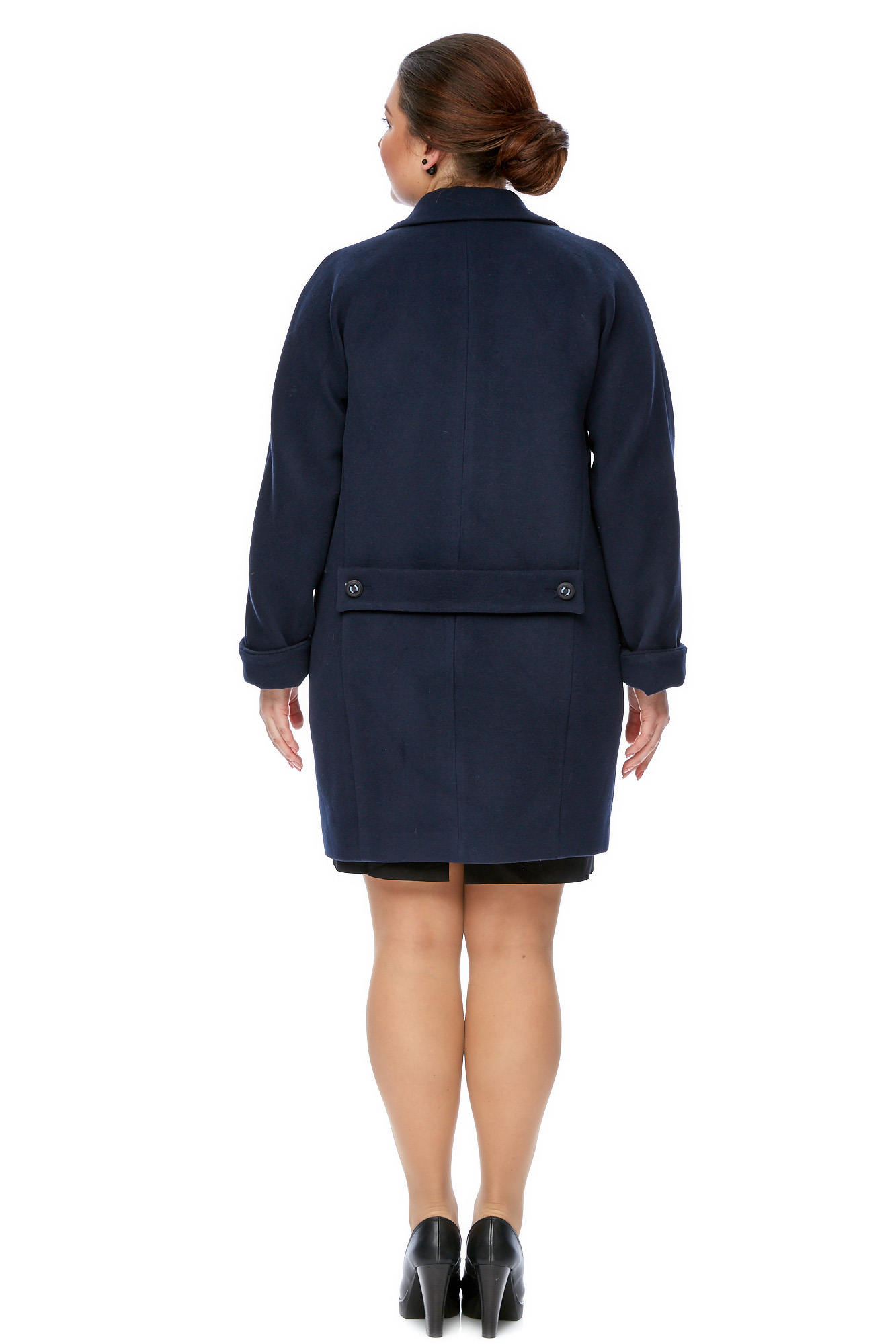Женское пальто из текстиля с воротником 8002482-2
