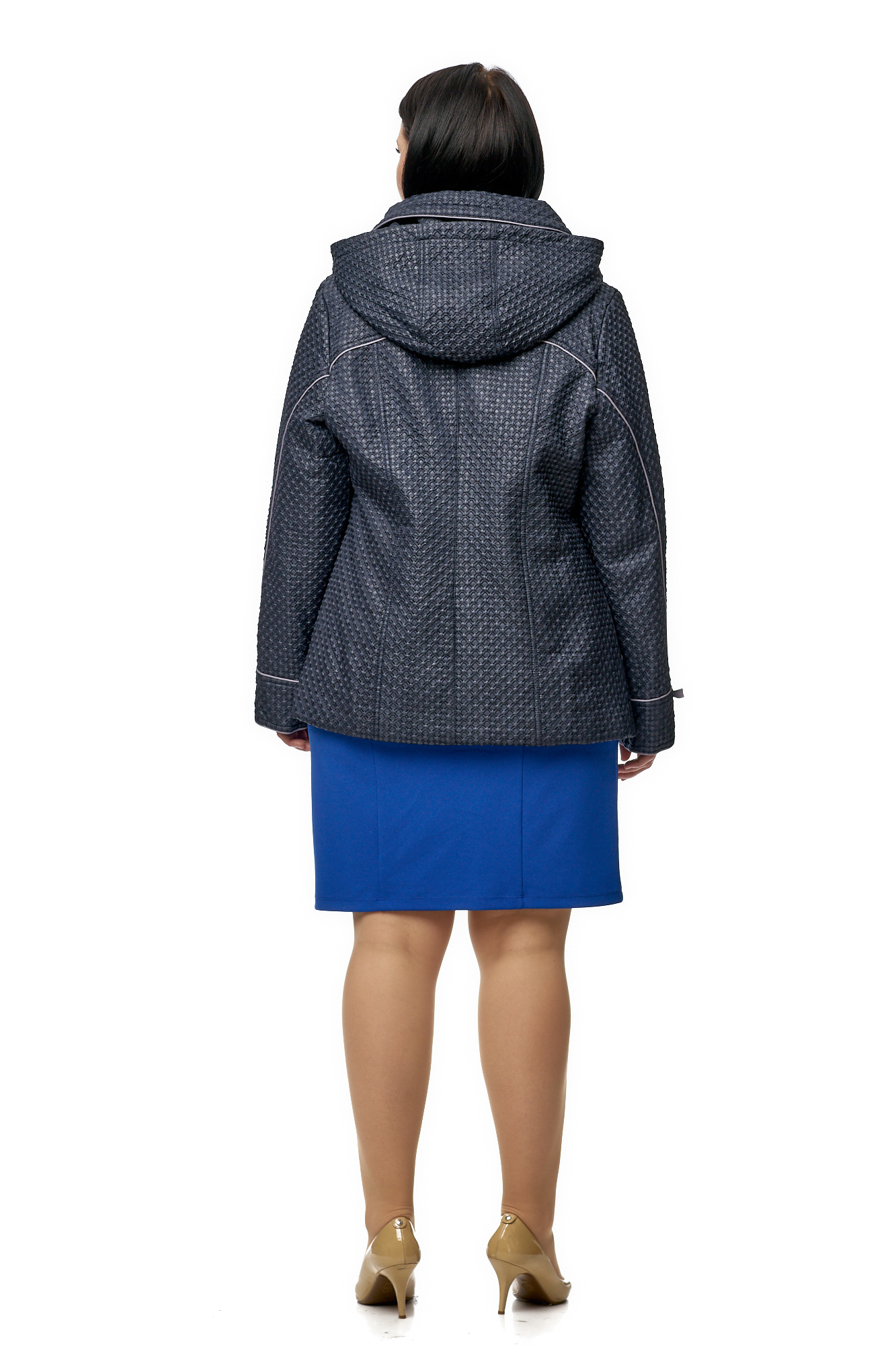 Куртка женская из текстиля с капюшоном 8010496-3