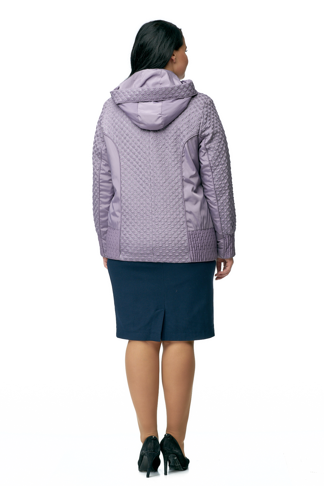 Куртка женская из текстиля с капюшоном 8010594-3